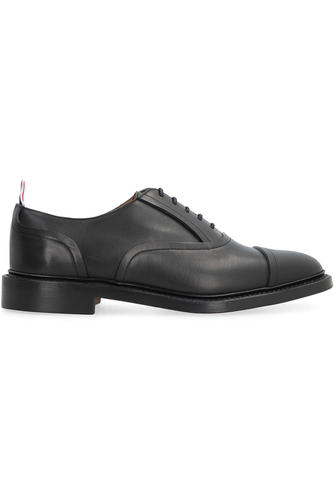 Thom Browne-OUTLET-SALE-Leather lace-up shoes-ARCHIVIST