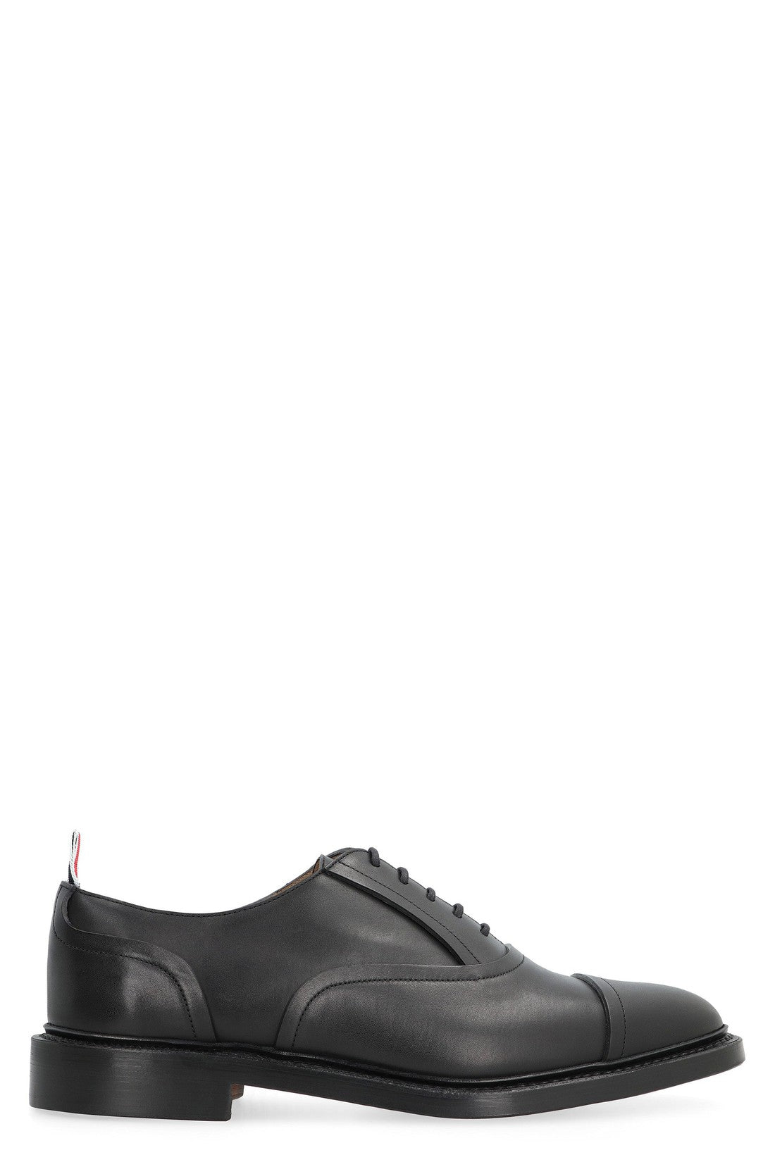 Thom Browne-OUTLET-SALE-Leather lace-up shoes-ARCHIVIST