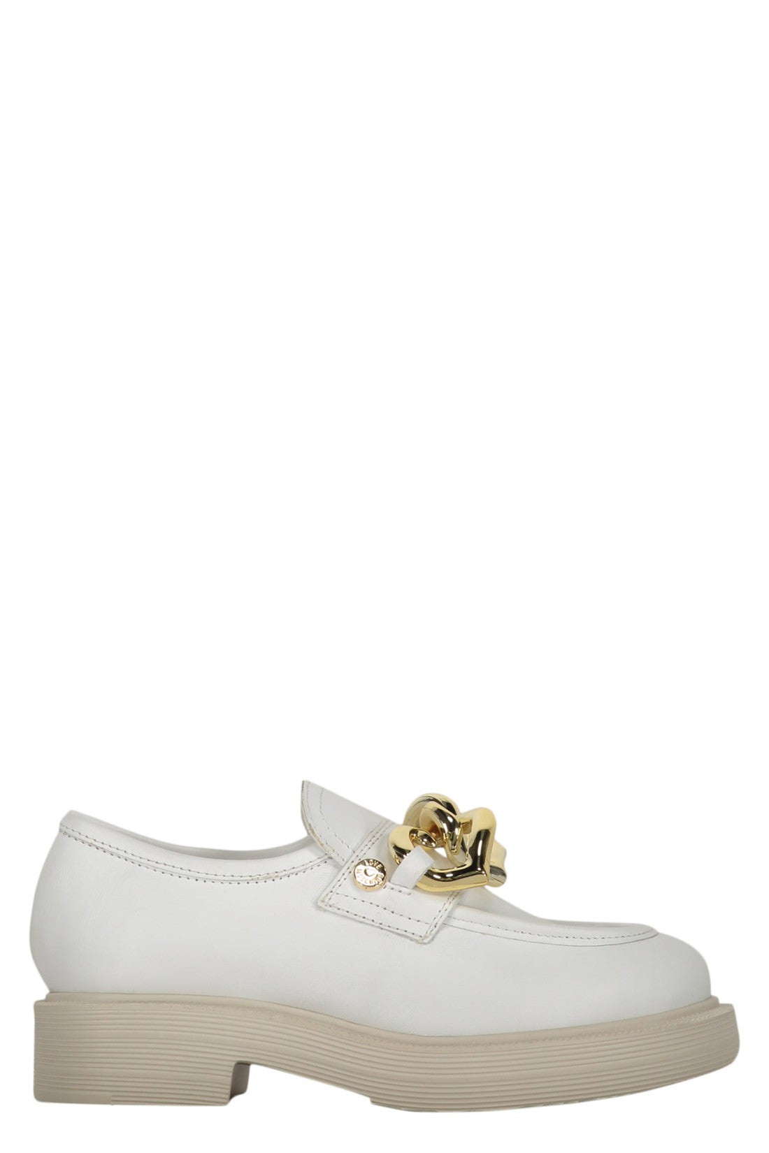 Love Moschino-OUTLET-SALE-Leather loafers-ARCHIVIST