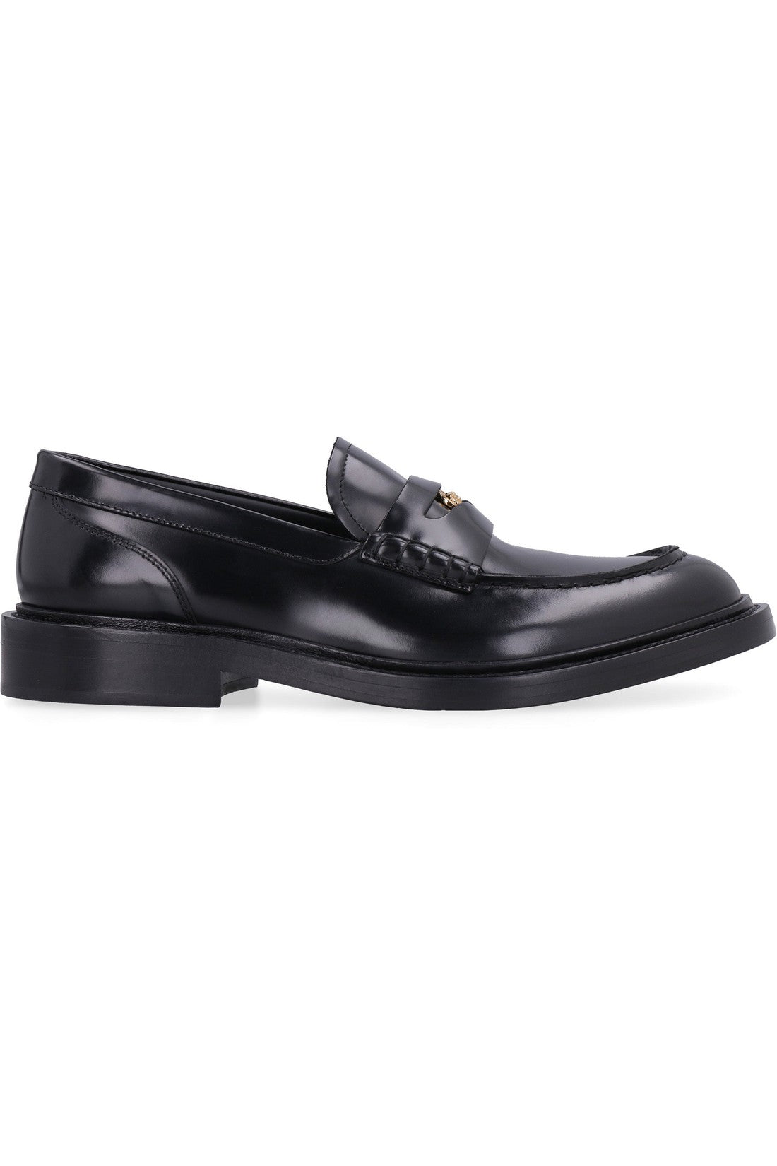 Versace-OUTLET-SALE-Leather loafers-ARCHIVIST