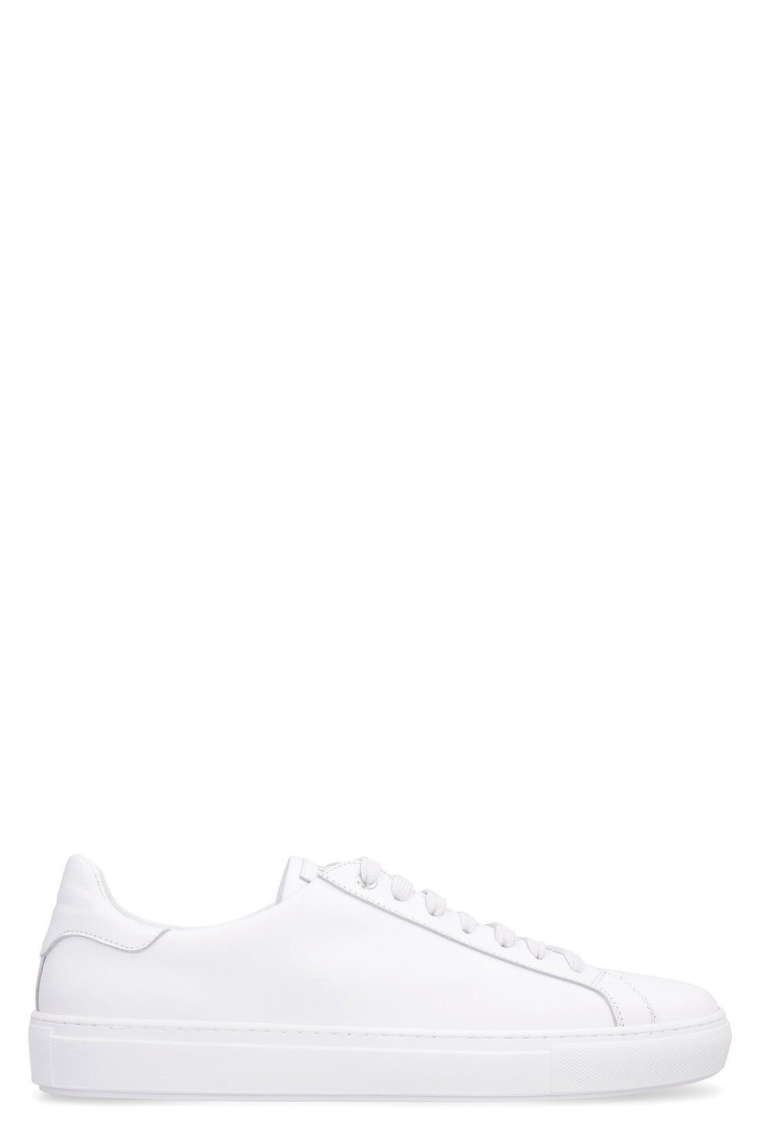 Canali-OUTLET-SALE-Leather low-top sneakers-ARCHIVIST