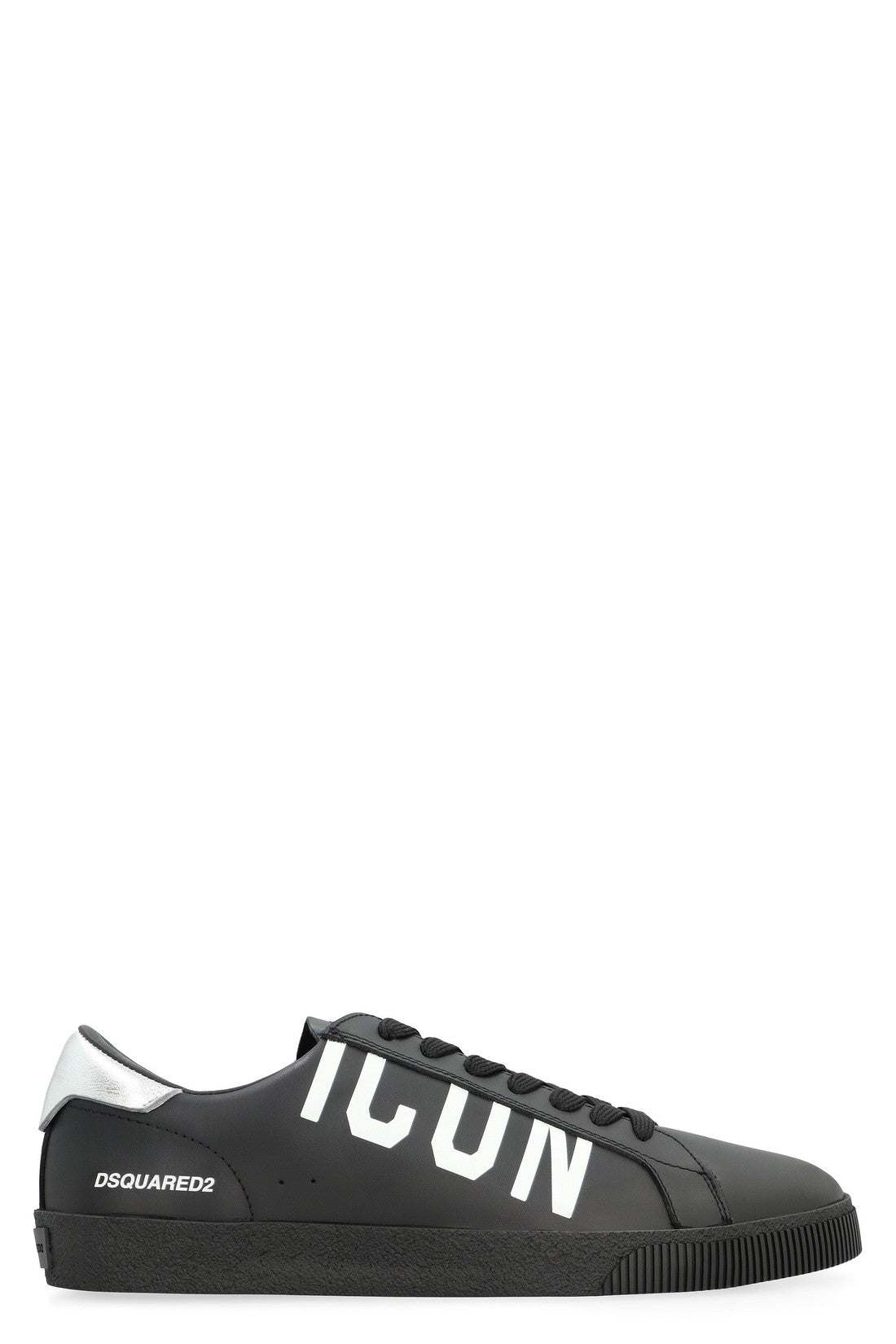 Dsquared2-OUTLET-SALE-Leather low-top sneakers-ARCHIVIST