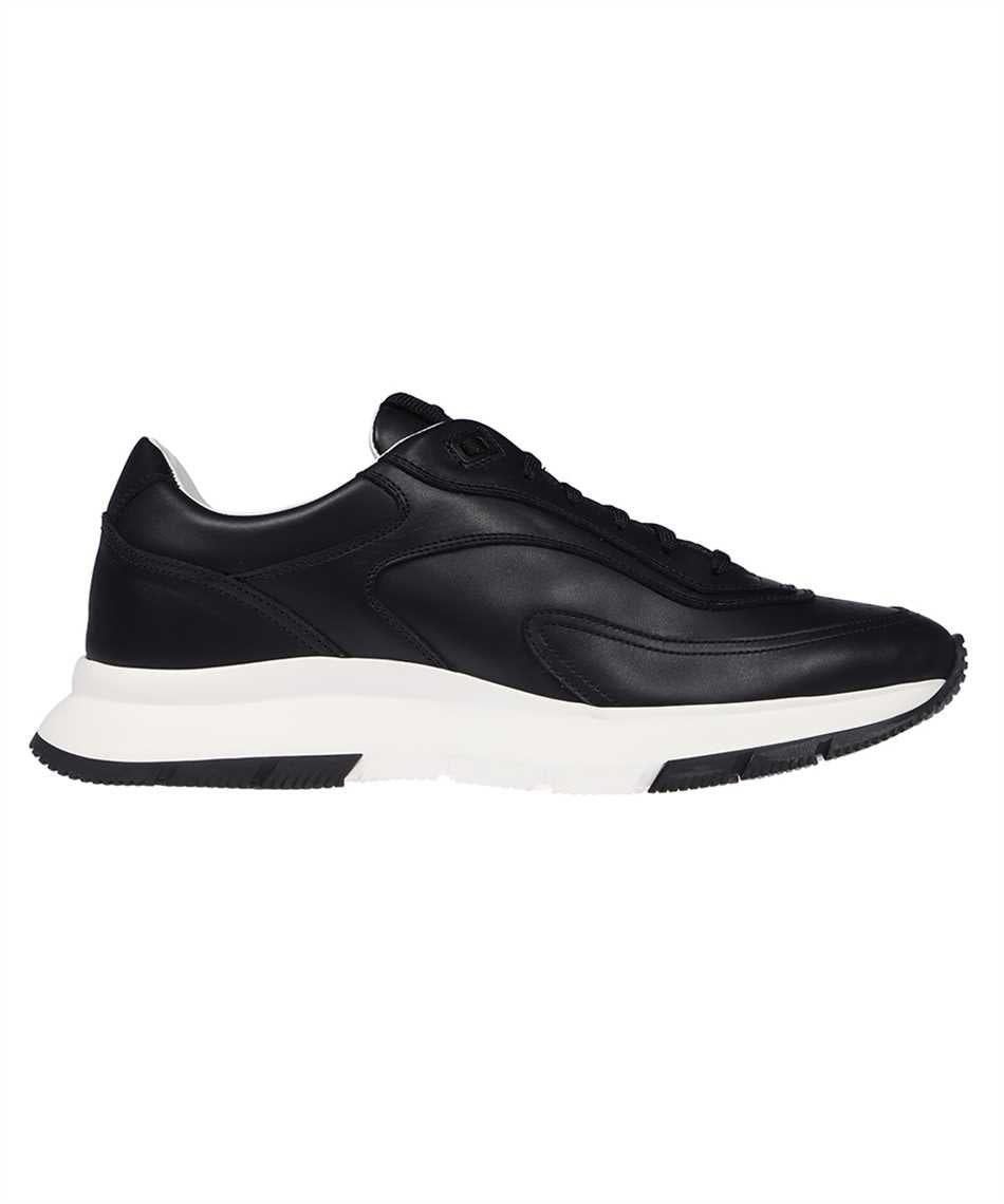 Gianvito Rossi-OUTLET-SALE-Leather low-top sneakers-ARCHIVIST