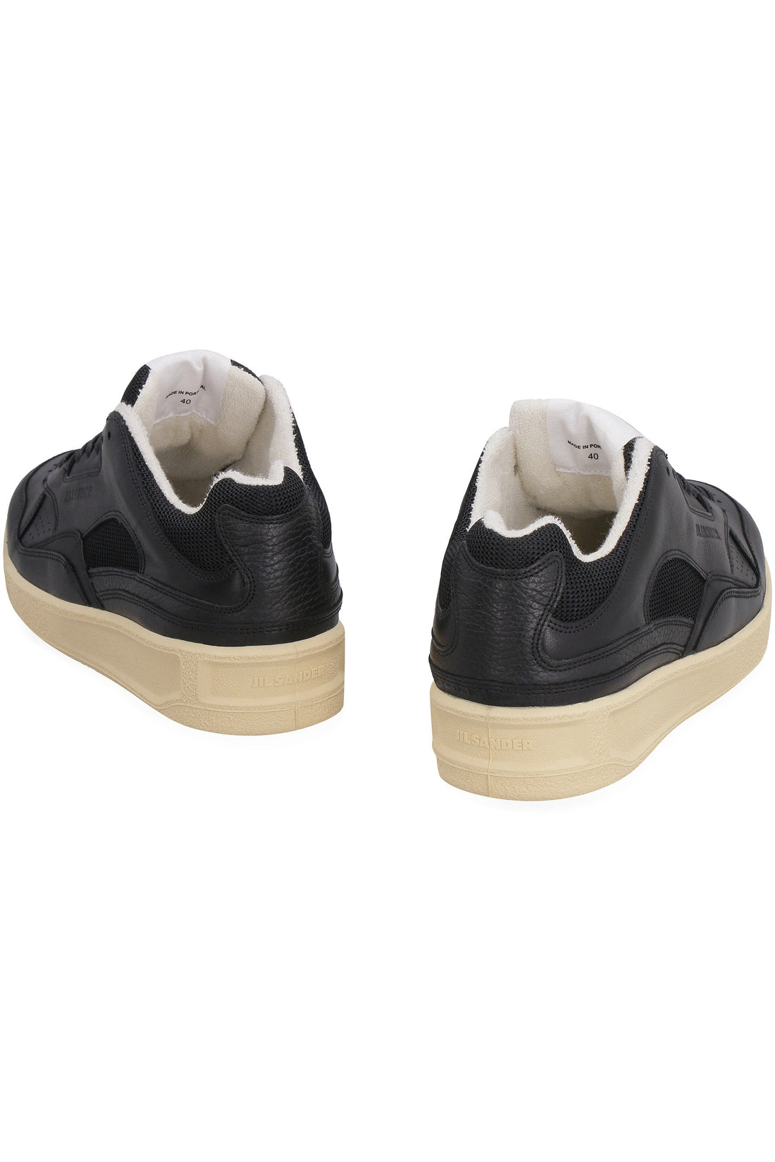 Jil Sander-OUTLET-SALE-Leather low-top sneakers-ARCHIVIST