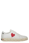 Love Moschino-OUTLET-SALE-Leather low-top sneakers-ARCHIVIST