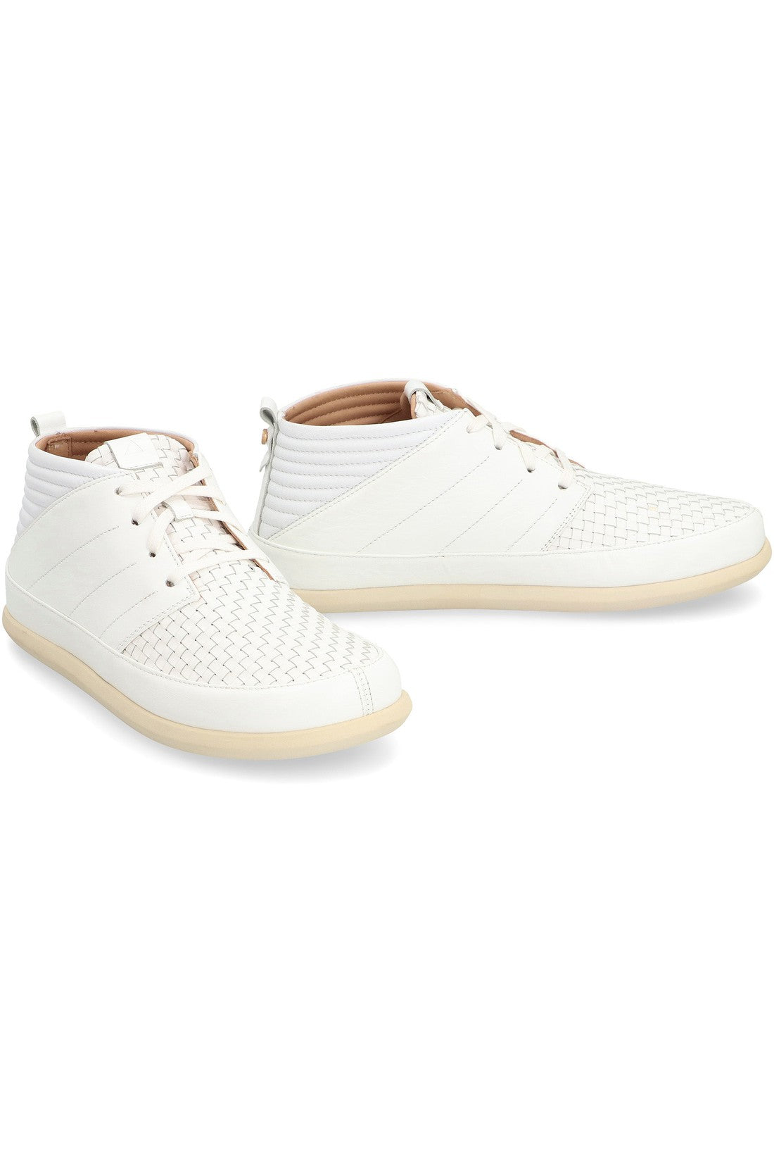 Volta-OUTLET-SALE-Leather mid-top sneakers-ARCHIVIST