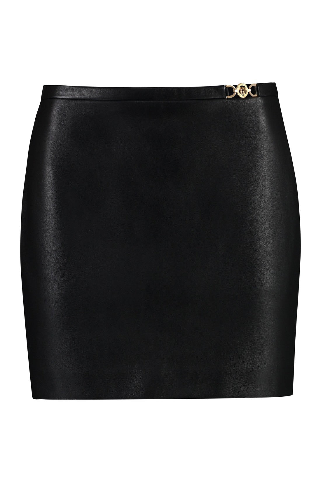 Versace-OUTLET-SALE-Leather mini skirt-ARCHIVIST