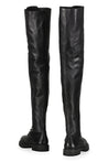 Jeremy Scott-OUTLET-SALE-Leather over-the-knee boots-ARCHIVIST