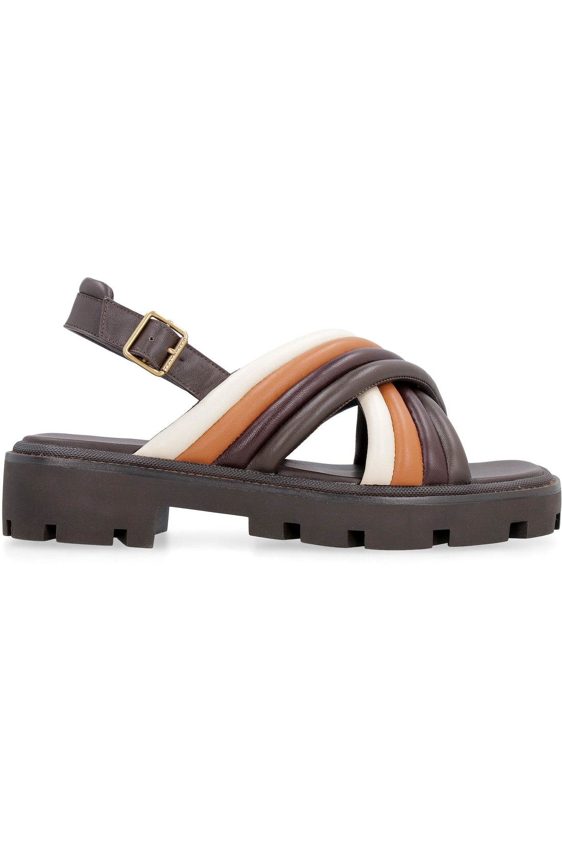 Tory Burch-OUTLET-SALE-Leather platform sandals-ARCHIVIST