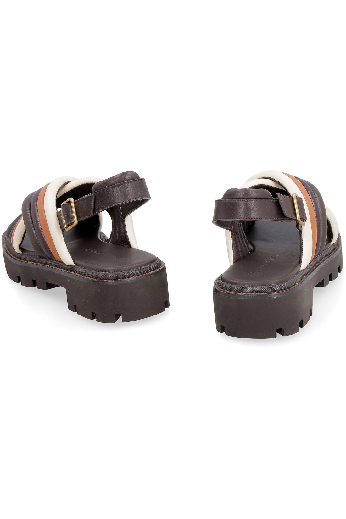Tory Burch-OUTLET-SALE-Leather platform sandals-ARCHIVIST