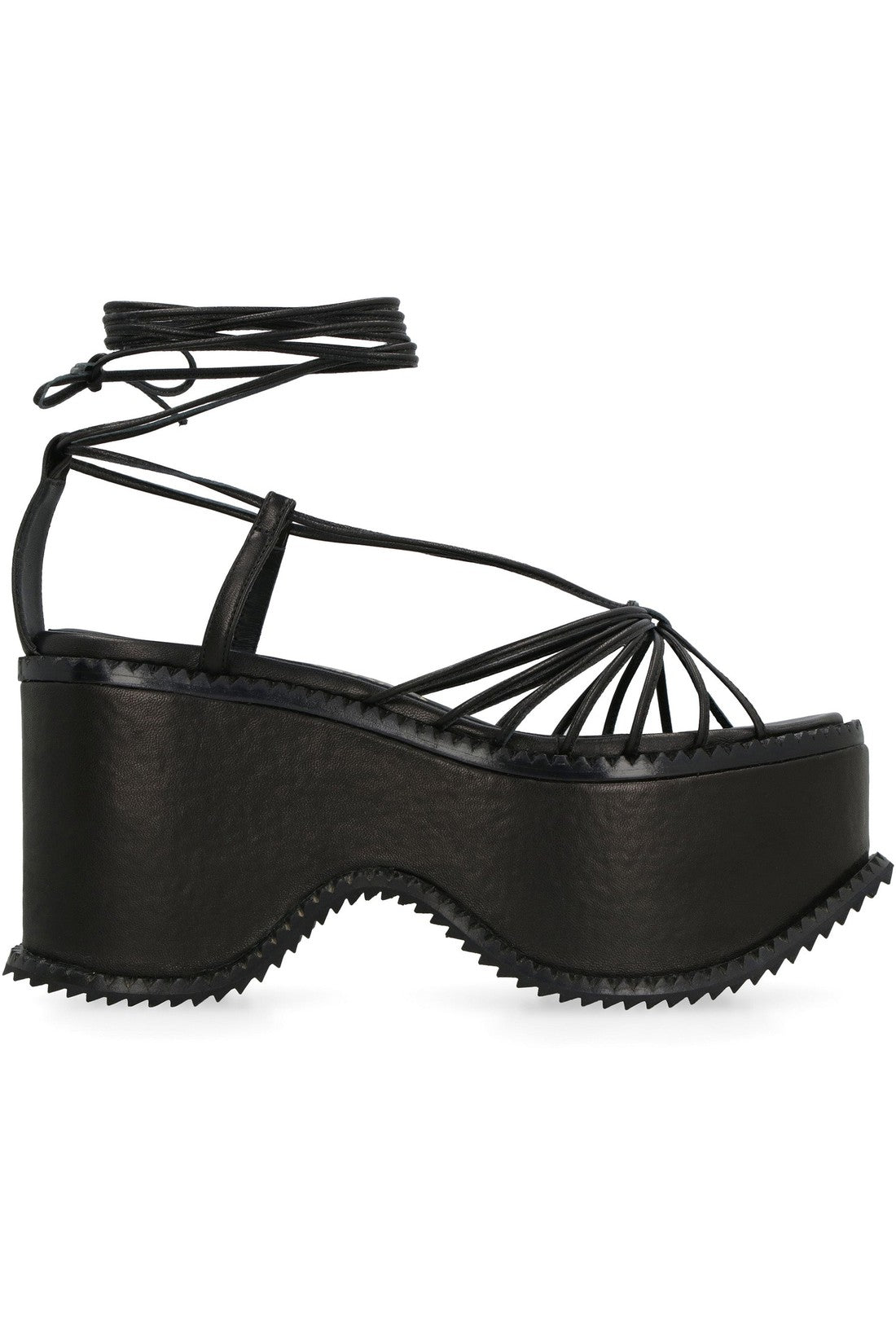 Vivienne Westwood-OUTLET-SALE-Leather platform sandals-ARCHIVIST