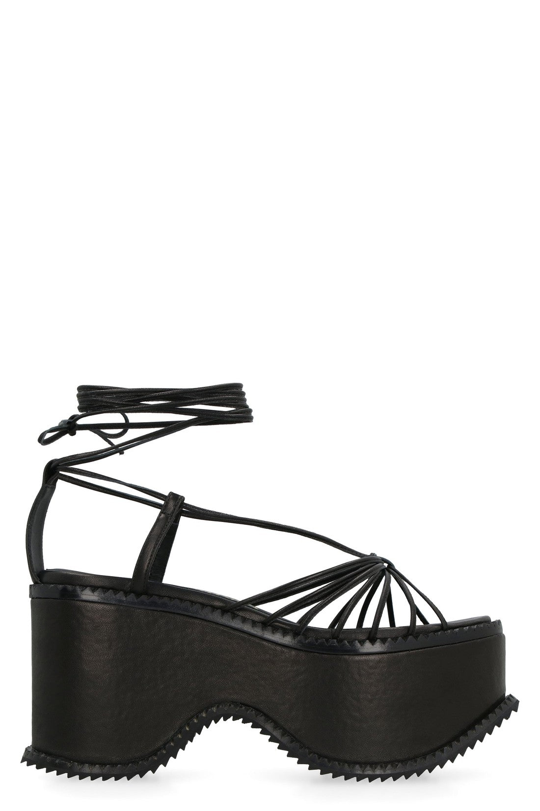 Vivienne Westwood-OUTLET-SALE-Leather platform sandals-ARCHIVIST