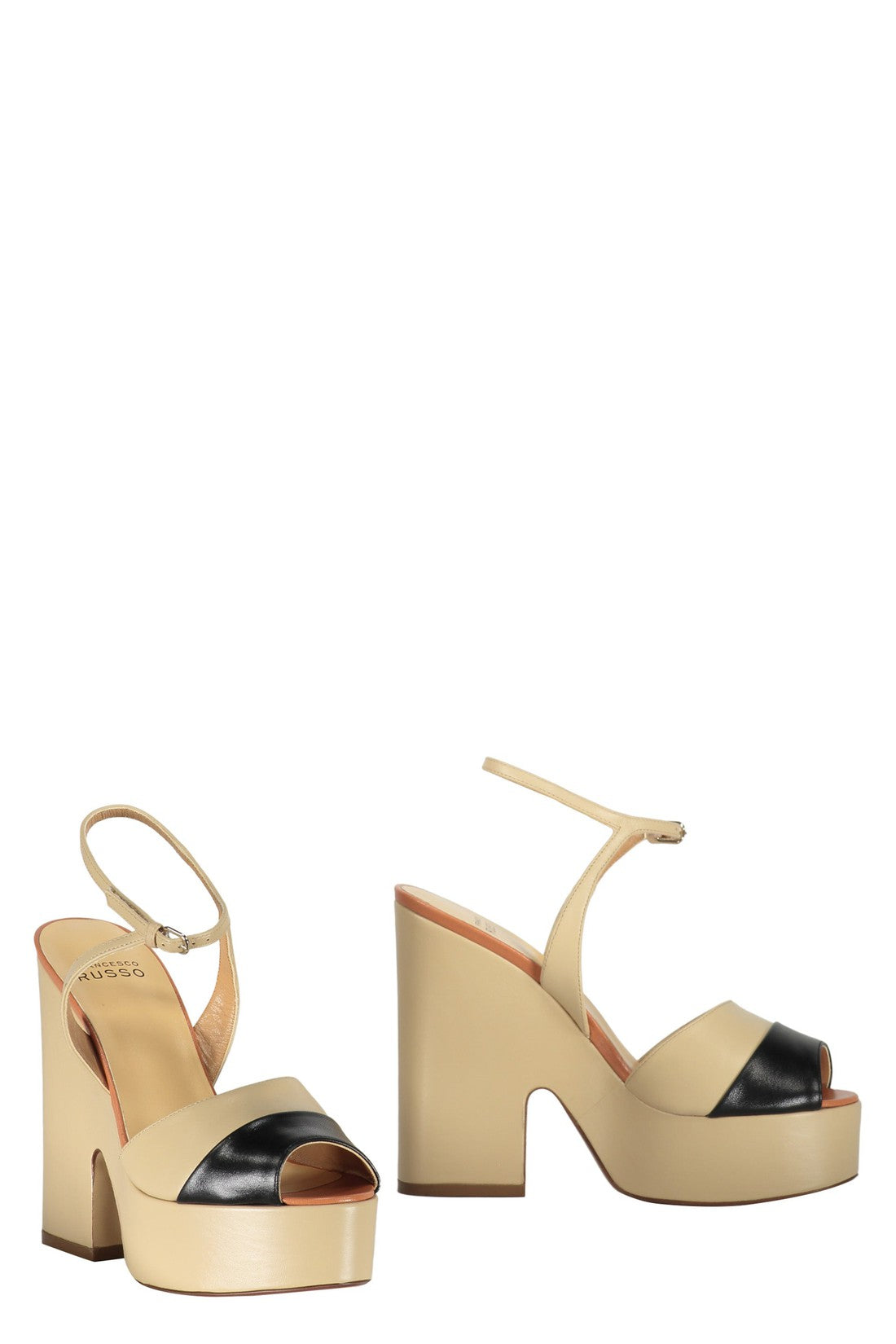 Francesco Russo-OUTLET-SALE-Leather sandals-ARCHIVIST