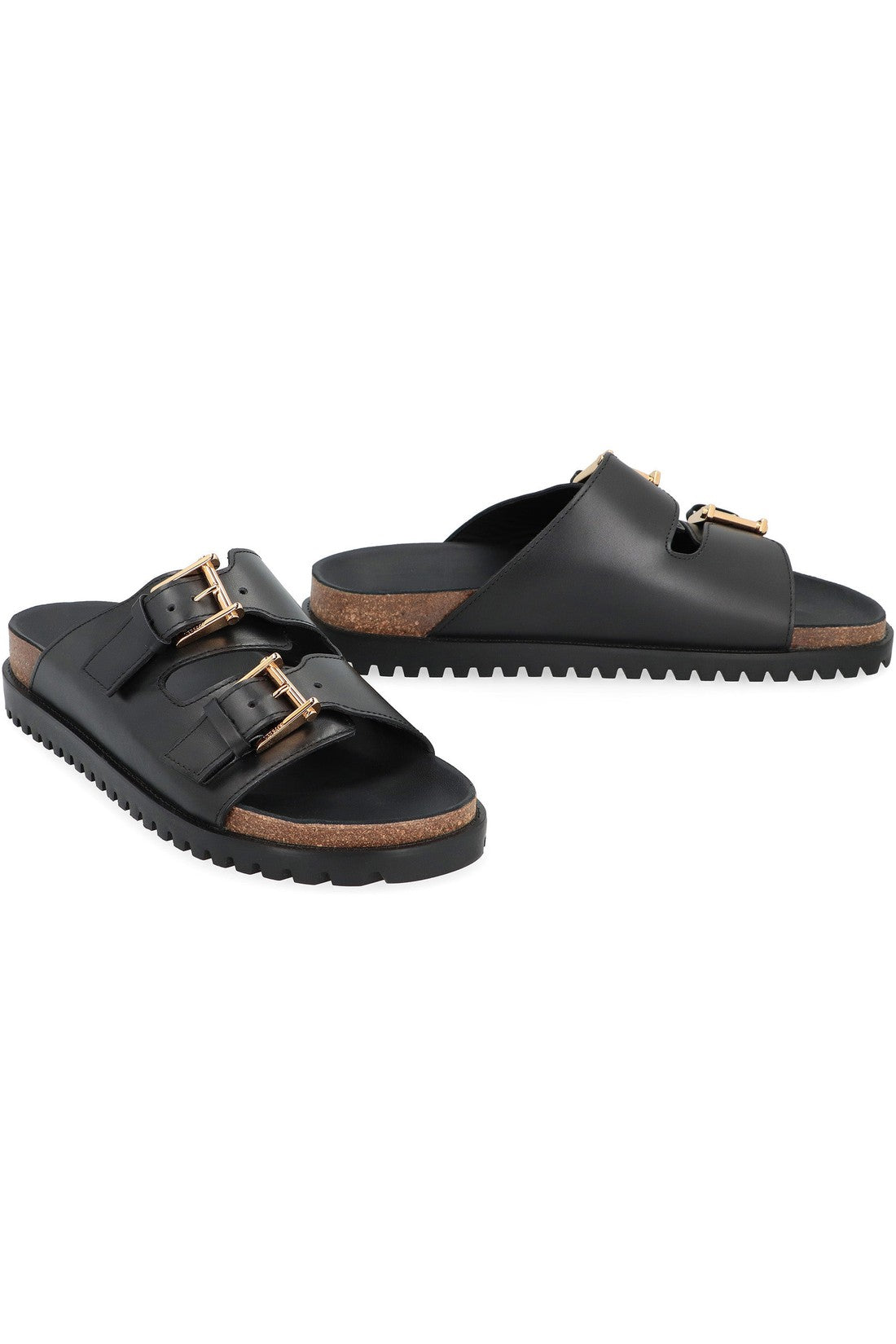 Versace-OUTLET-SALE-Leather sandals-ARCHIVIST