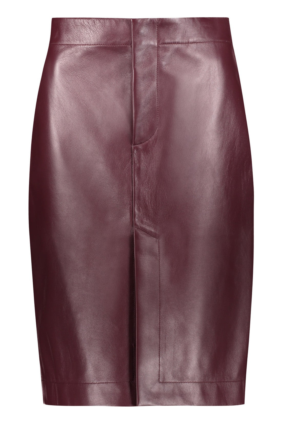 Bottega Veneta-OUTLET-SALE-Leather skirt-ARCHIVIST