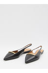Tod'S-OUTLET-SALE-Leather slingback ballerinas-ARCHIVIST