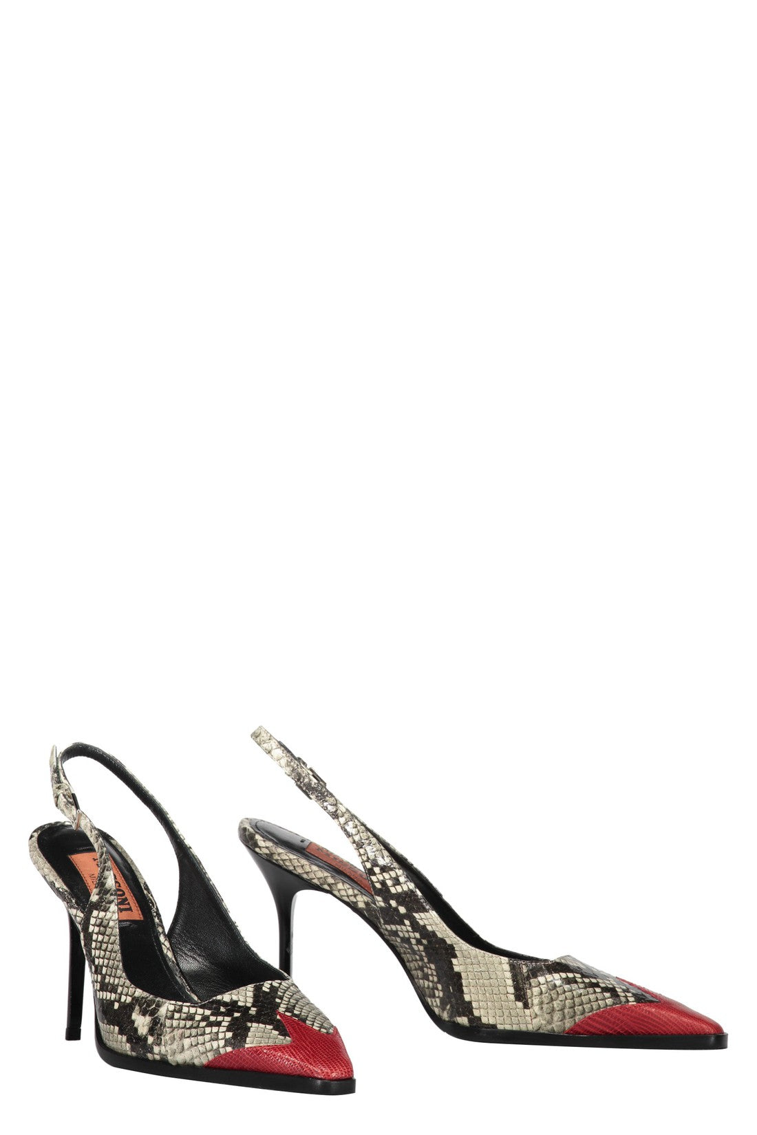 Missoni-OUTLET-SALE-Leather slingback pumps-ARCHIVIST