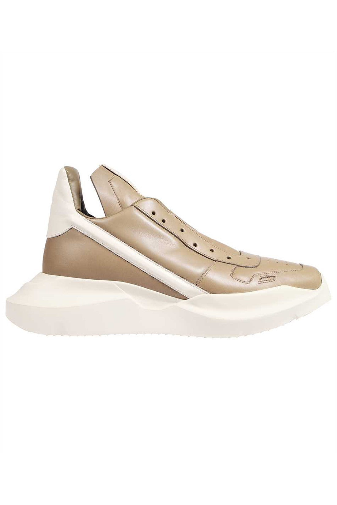 Rick Owens-OUTLET-SALE-Leather sneakers-ARCHIVIST