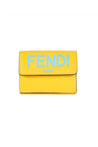 Fendi-OUTLET-SALE-Leather tri-fold wallet-ARCHIVIST