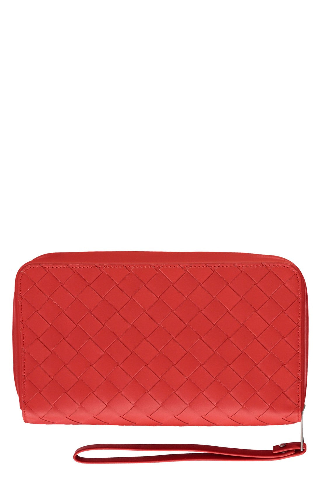 Bottega Veneta-OUTLET-SALE-Leather zip-around wallet-ARCHIVIST