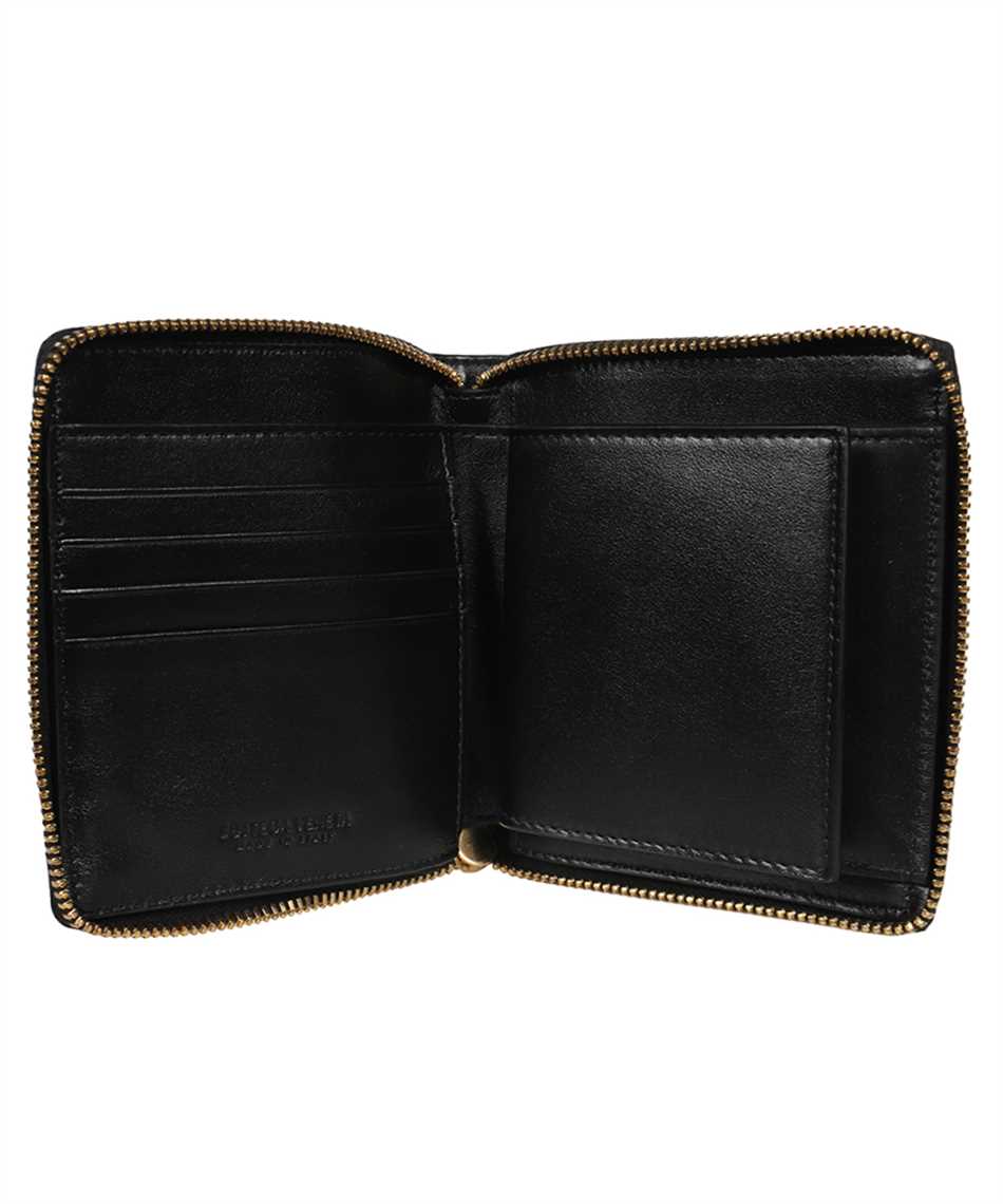 Bottega Veneta-OUTLET-SALE-Leather zip around wallet-ARCHIVIST