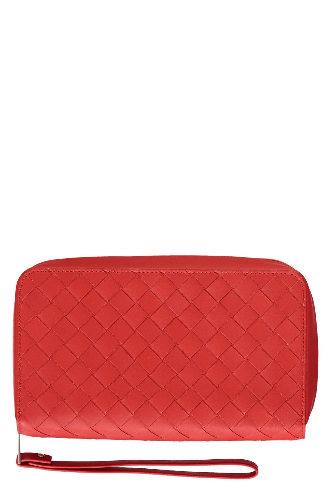 Bottega Veneta-OUTLET-SALE-Leather zip-around wallet-ARCHIVIST