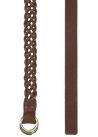 Ledergürtel mit Flechtelement-Accessoires-RIANI-OUTLET-SALE-ARCHIVIST