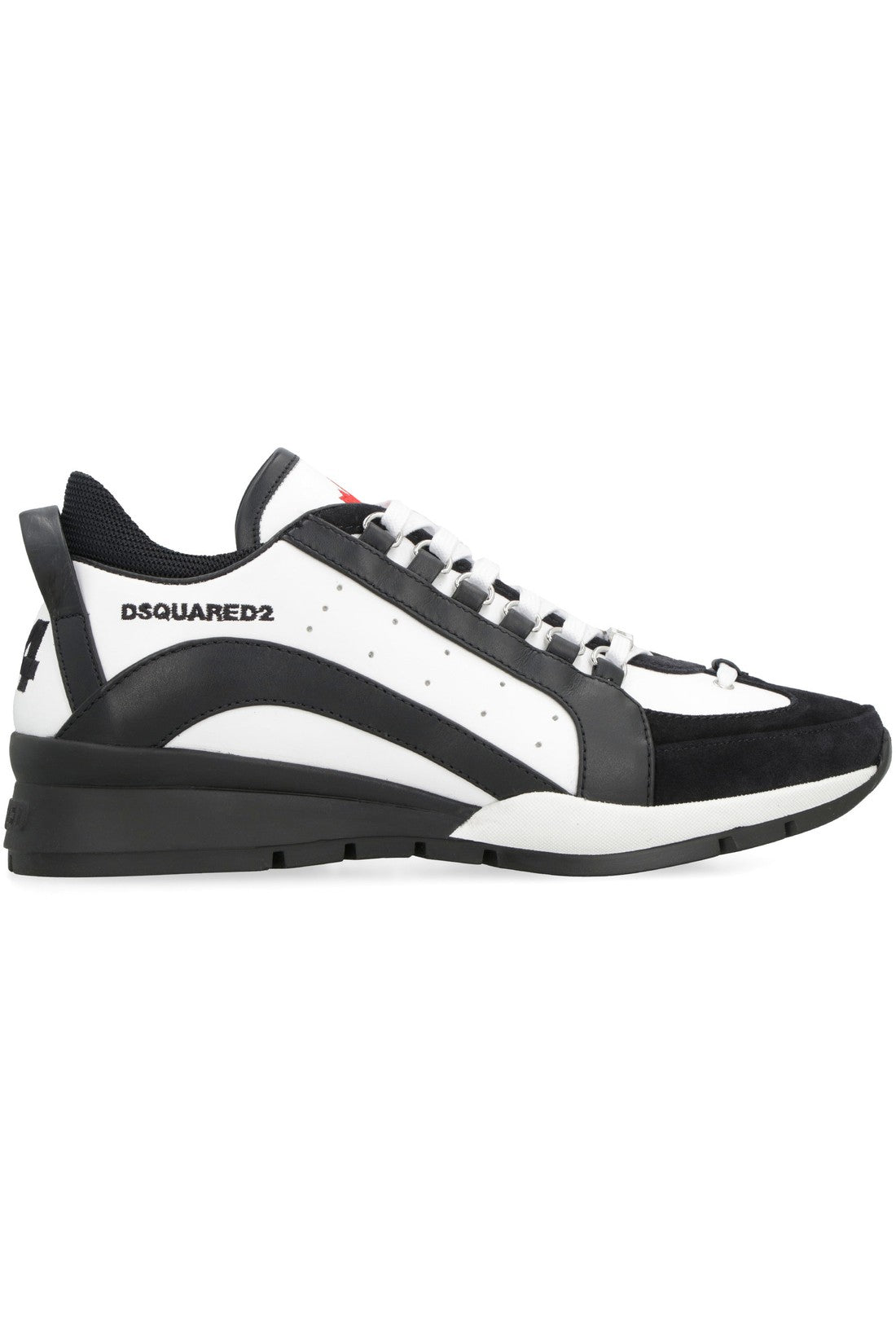 Dsquared2-OUTLET-SALE-Legendary leather low-top sneakers-ARCHIVIST