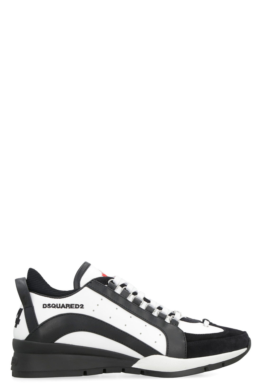 Dsquared2-OUTLET-SALE-Legendary leather low-top sneakers-ARCHIVIST