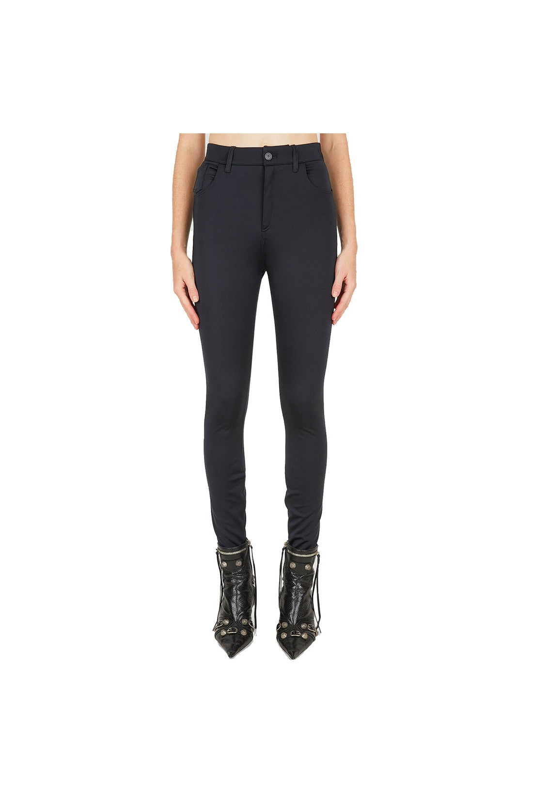 BALENCIAGA-OUTLET-SALE-Legging Schwarz-ARCHIVIST