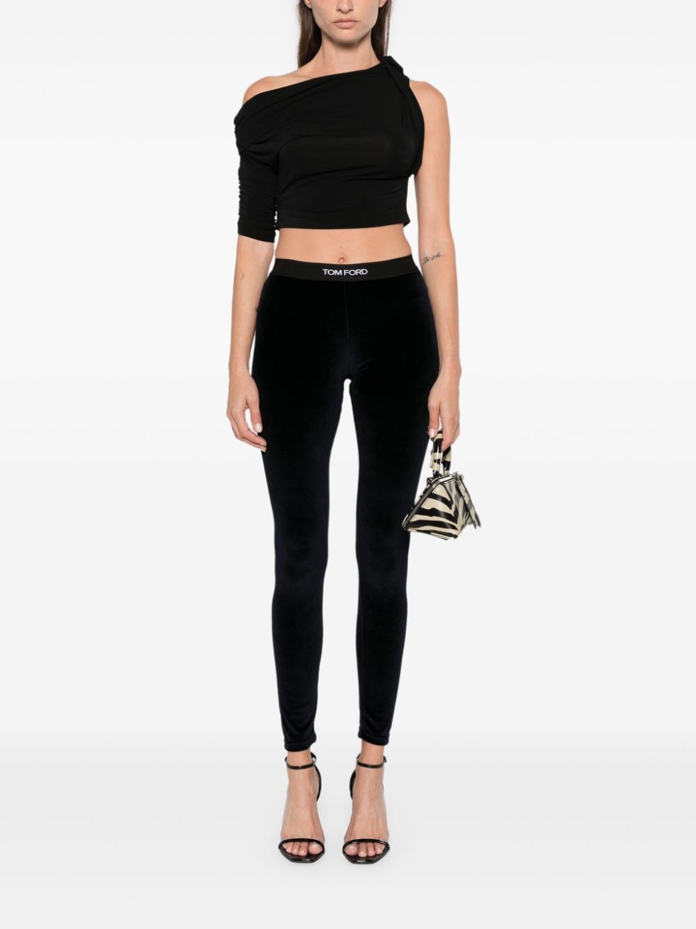 Tom Ford-OUTLET-SALE-Leggings BLAU-ARCHIVIST