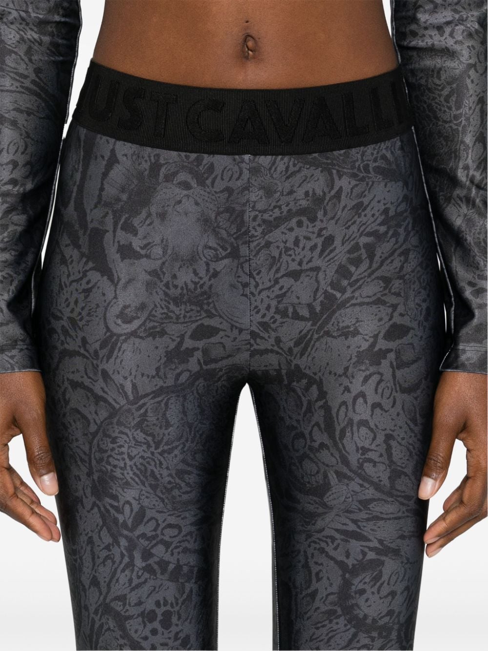 Just Cavalli-OUTLET-SALE-Leggings GRAU-ARCHIVIST