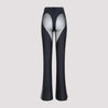 MUGLER-OUTLET-SALE-Leggings SCHWARZ-ARCHIVIST