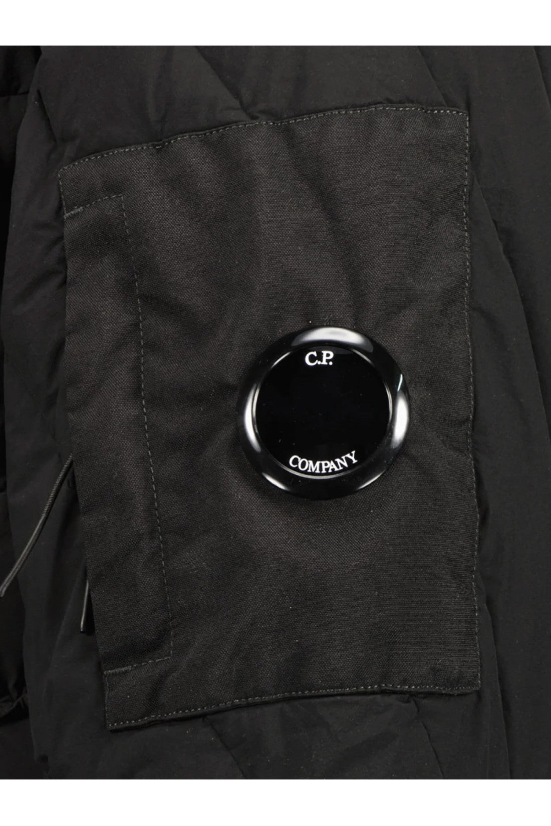 C.P. Company-OUTLET-SALE-Lens Logo Monobloque Down Jacket-ARCHIVIST