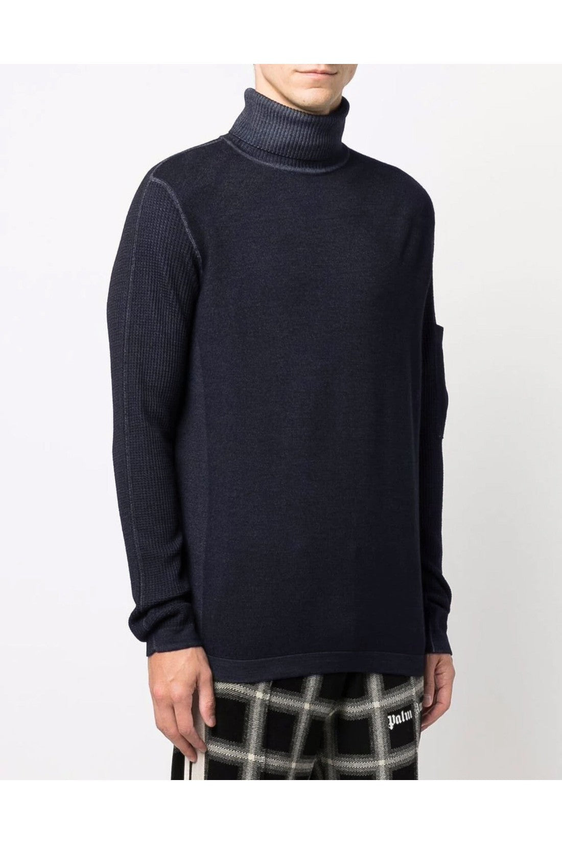 C.P. Company-OUTLET-SALE-Lens Logo Turtleneck Sweater-ARCHIVIST