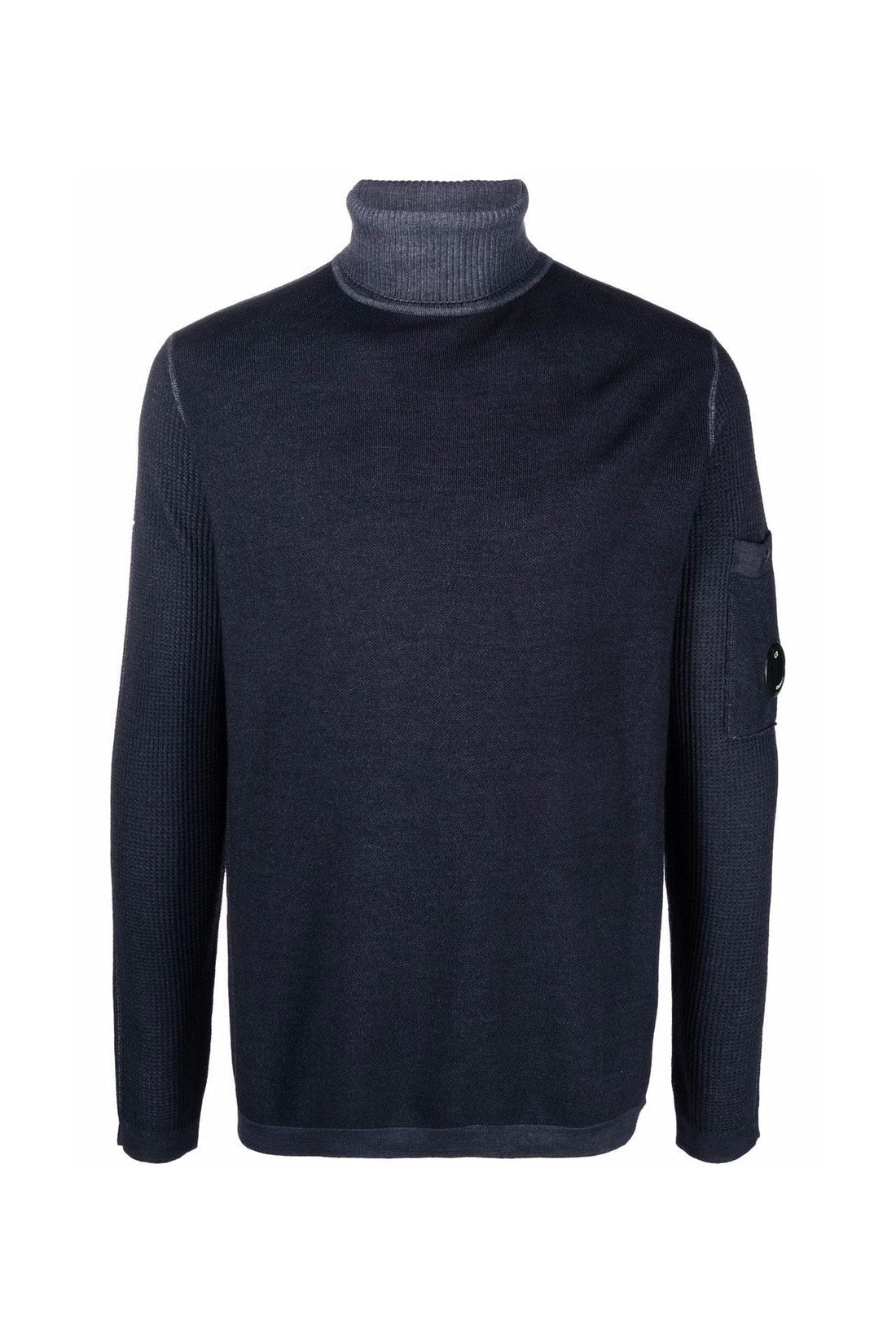 C.P. Company-OUTLET-SALE-Lens Logo Turtleneck Sweater-ARCHIVIST