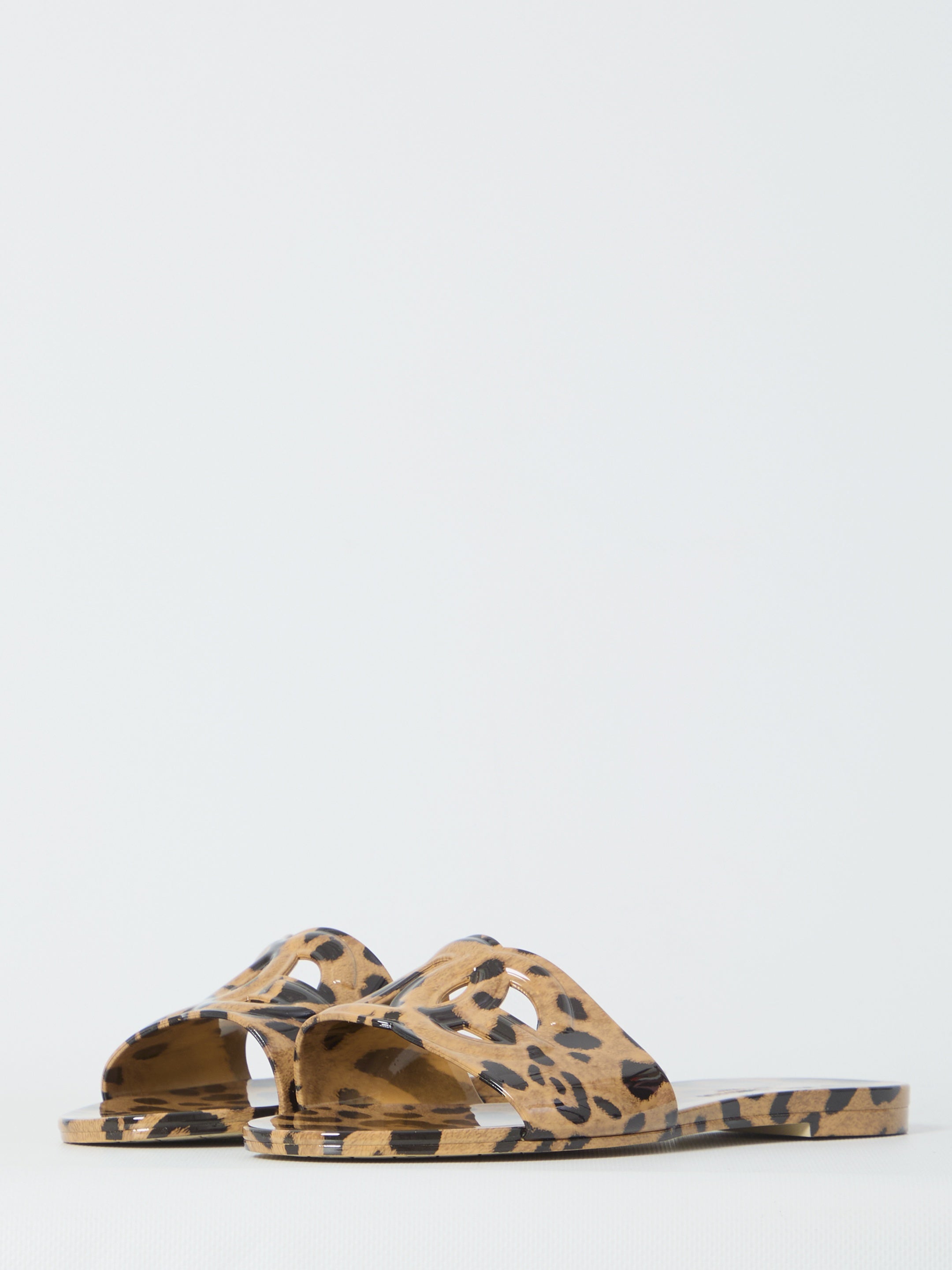Dolce & Gabbana-OUTLET-SALE-Leo beachwear slides-ARCHIVIST