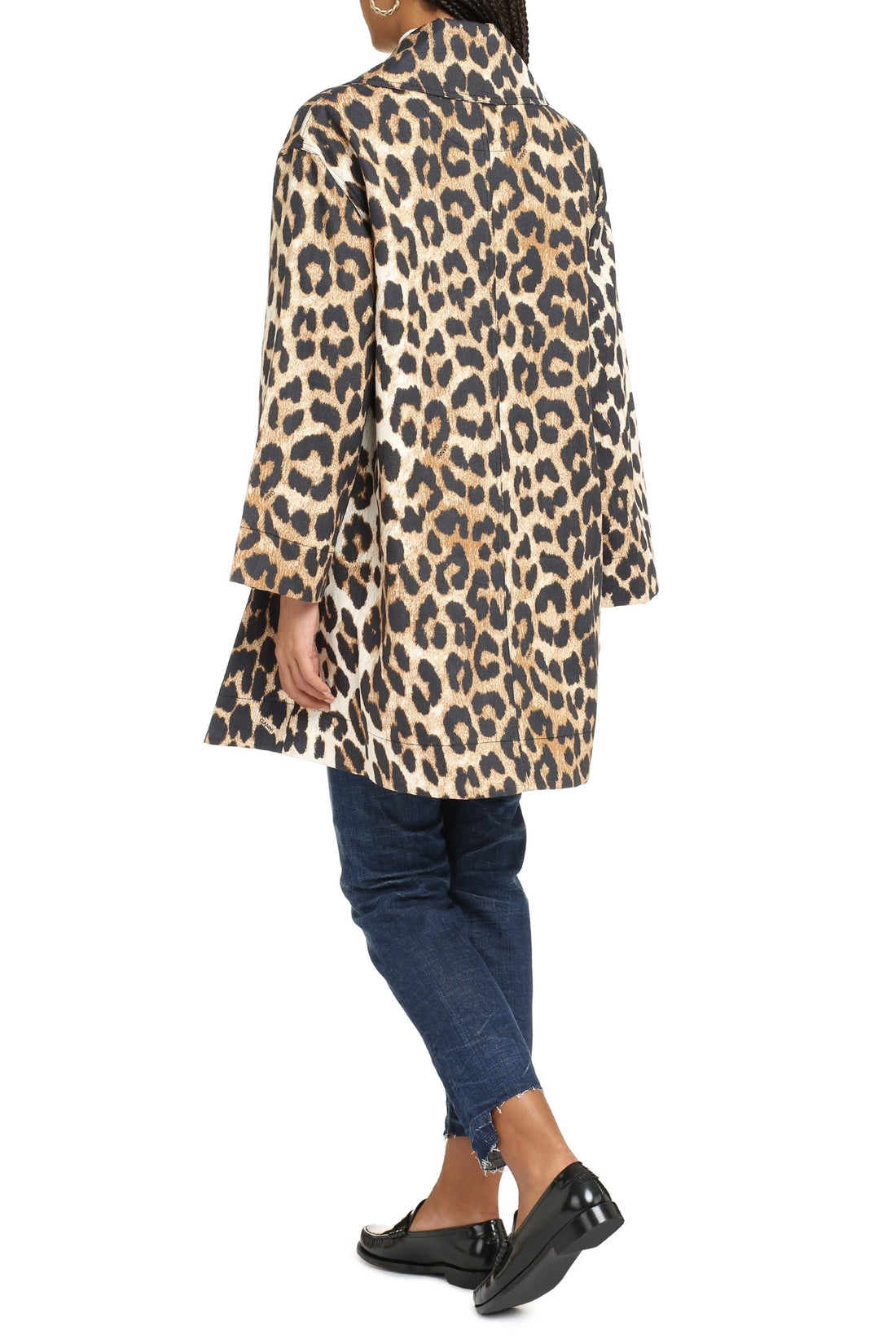 GANNI-OUTLET-SALE-Leopard print jacket-ARCHIVIST