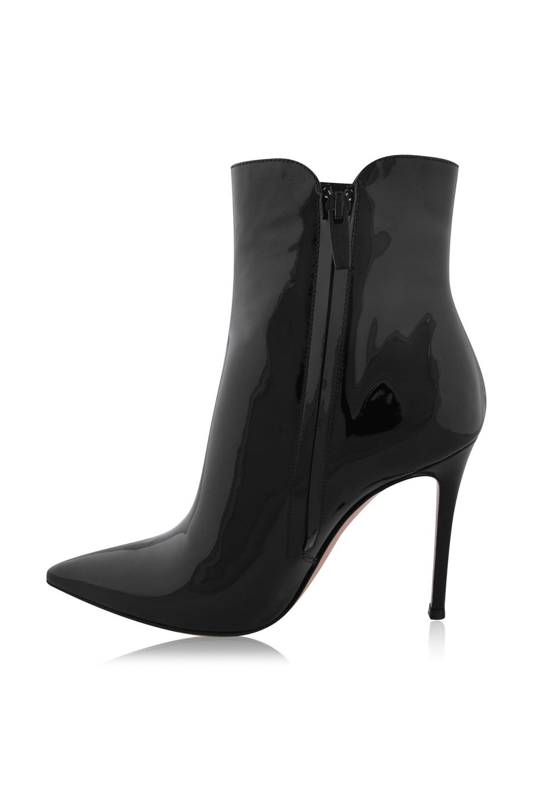 Gianvito Rossi-OUTLET-SALE-Levy 105 Patent Leather Boots-ARCHIVIST