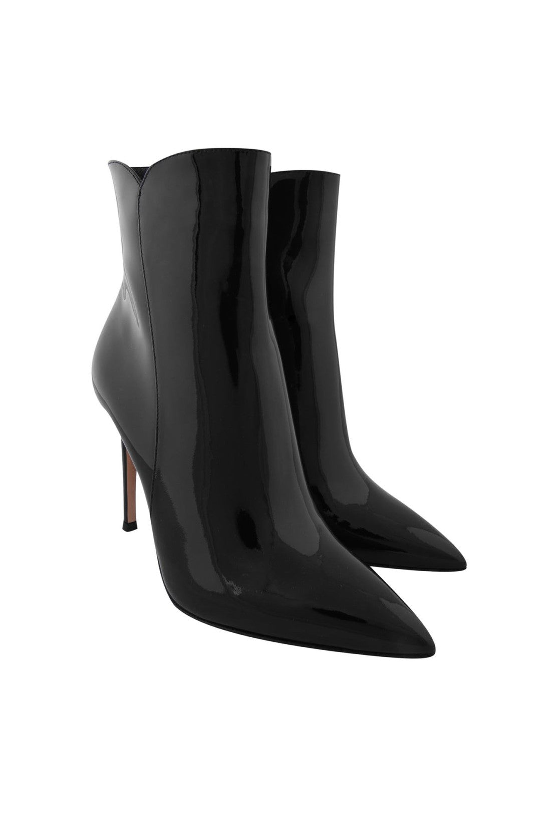 Gianvito Rossi-OUTLET-SALE-Levy 105 Patent Leather Boots-ARCHIVIST