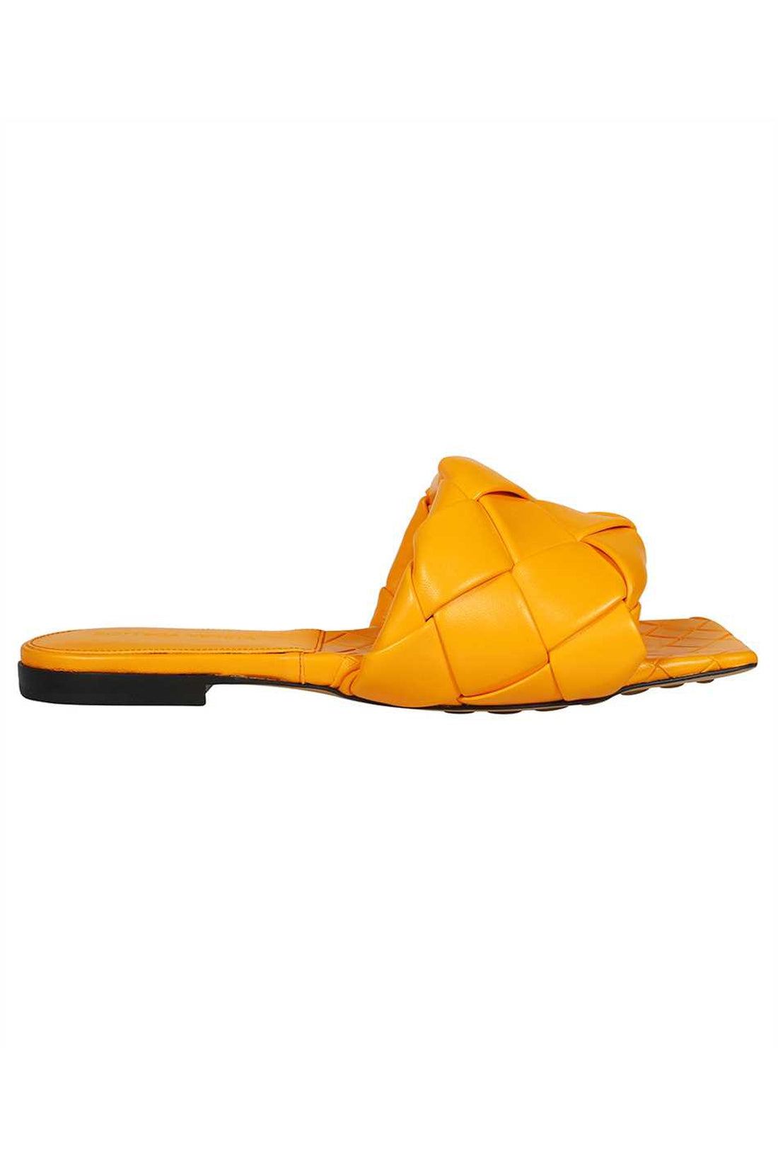 Bottega Veneta-OUTLET-SALE-Lido leather flat sandals-ARCHIVIST