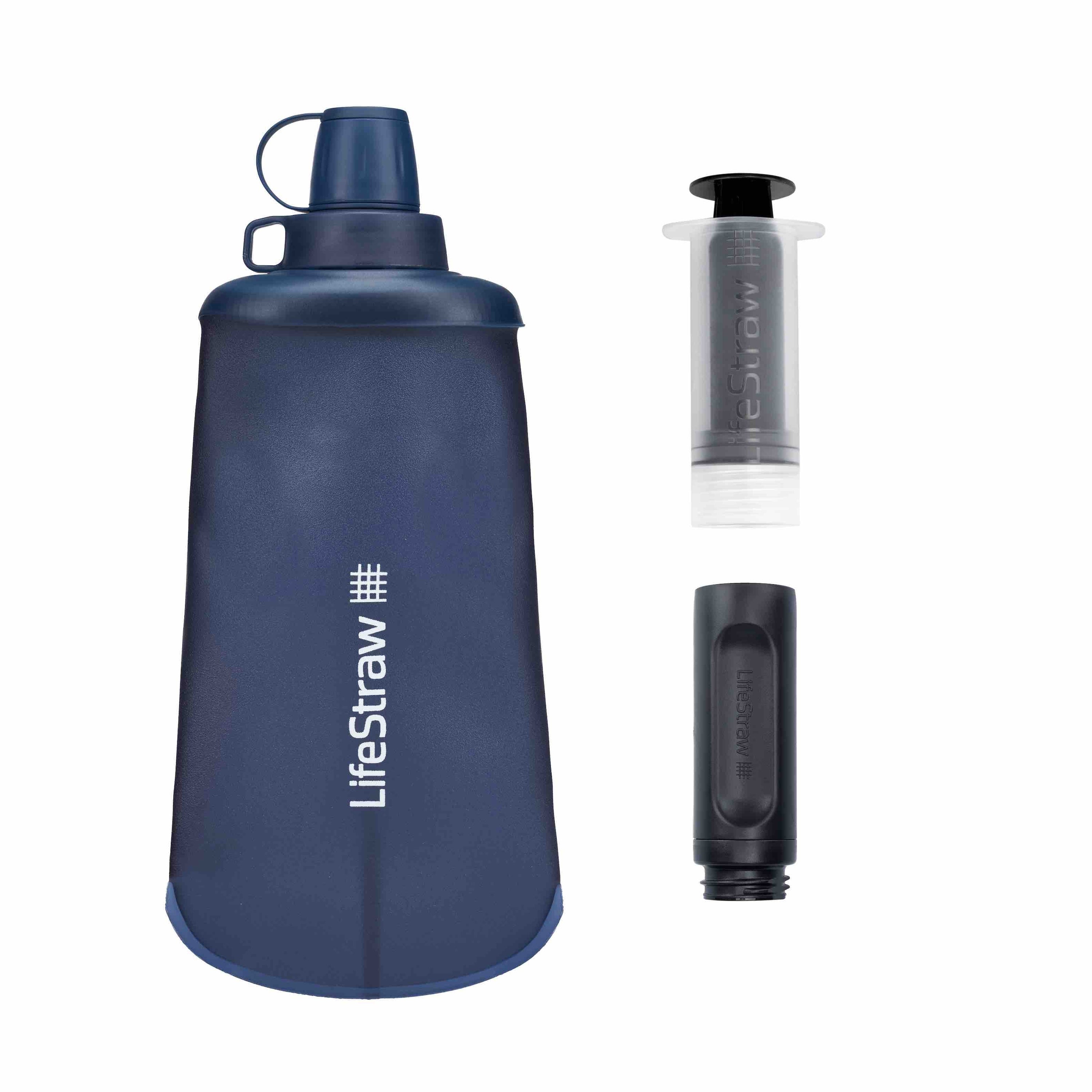 Asdec Life-LifeStraw Peak Squeeze Bottle 650ml (blue)-LifeStraw-Black-Deal-Outlet-by-ARCHIVIST
