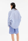 Odeeh-Light Cotton Stripes Bluse, Baltic Blue-Hemden & Blusen-Black-Deal-Outlet-by-ARCHIVIST
