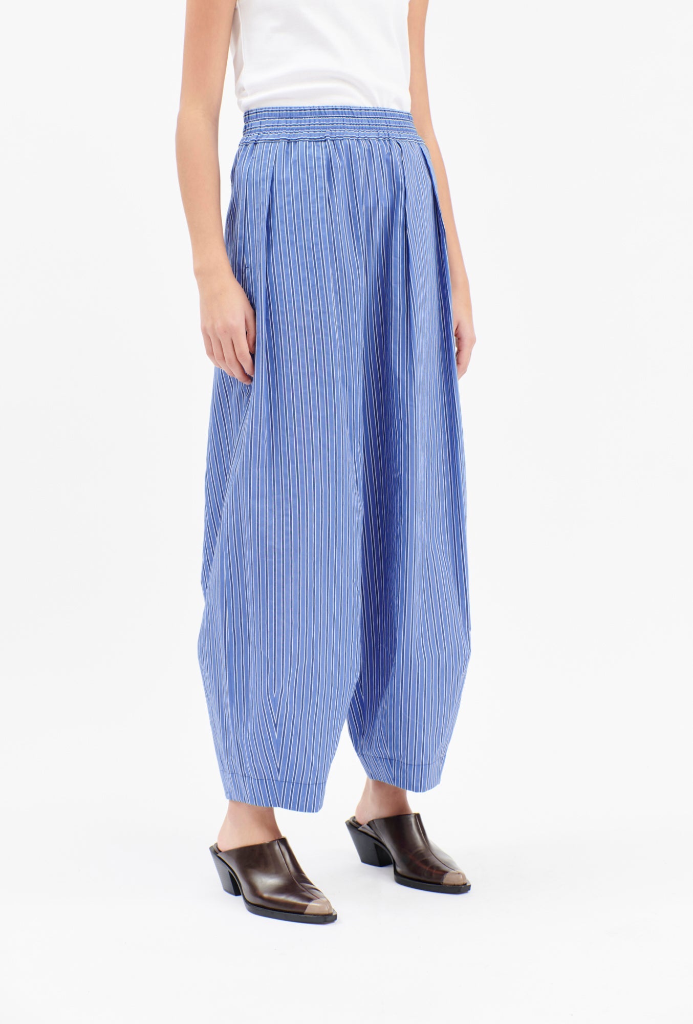 Odeeh-Light Cotton Stripes Hose, Ultramarine-Hosen-Black-Deal-Outlet-by-ARCHIVIST