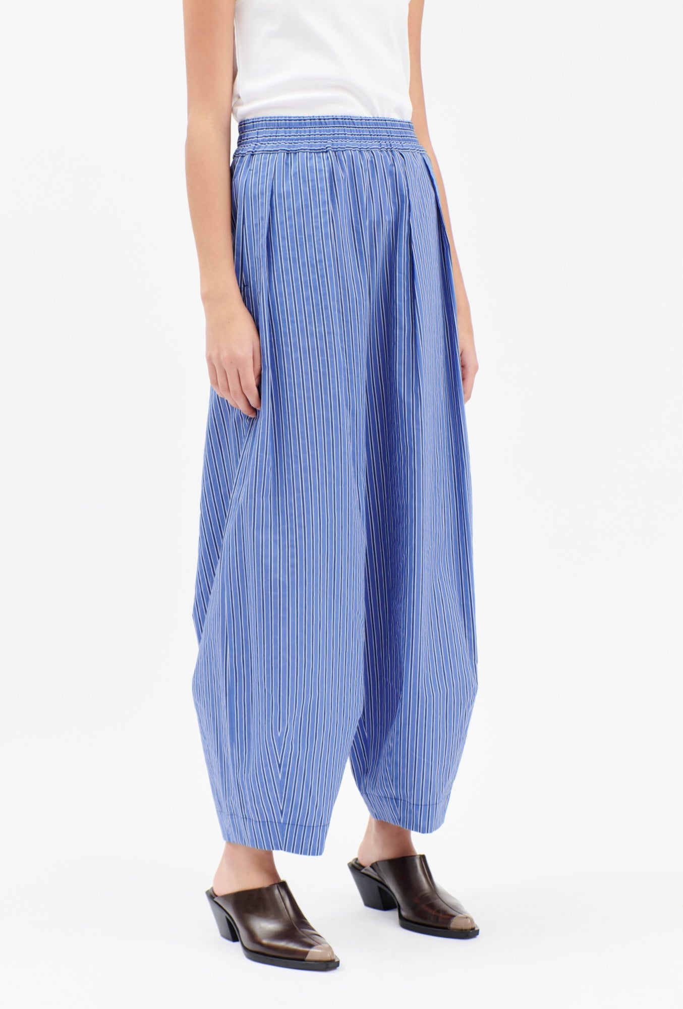 Odeeh-Light Cotton Stripes Hose, Ultramarine-Hosen-Black-Deal-Outlet-by-ARCHIVIST