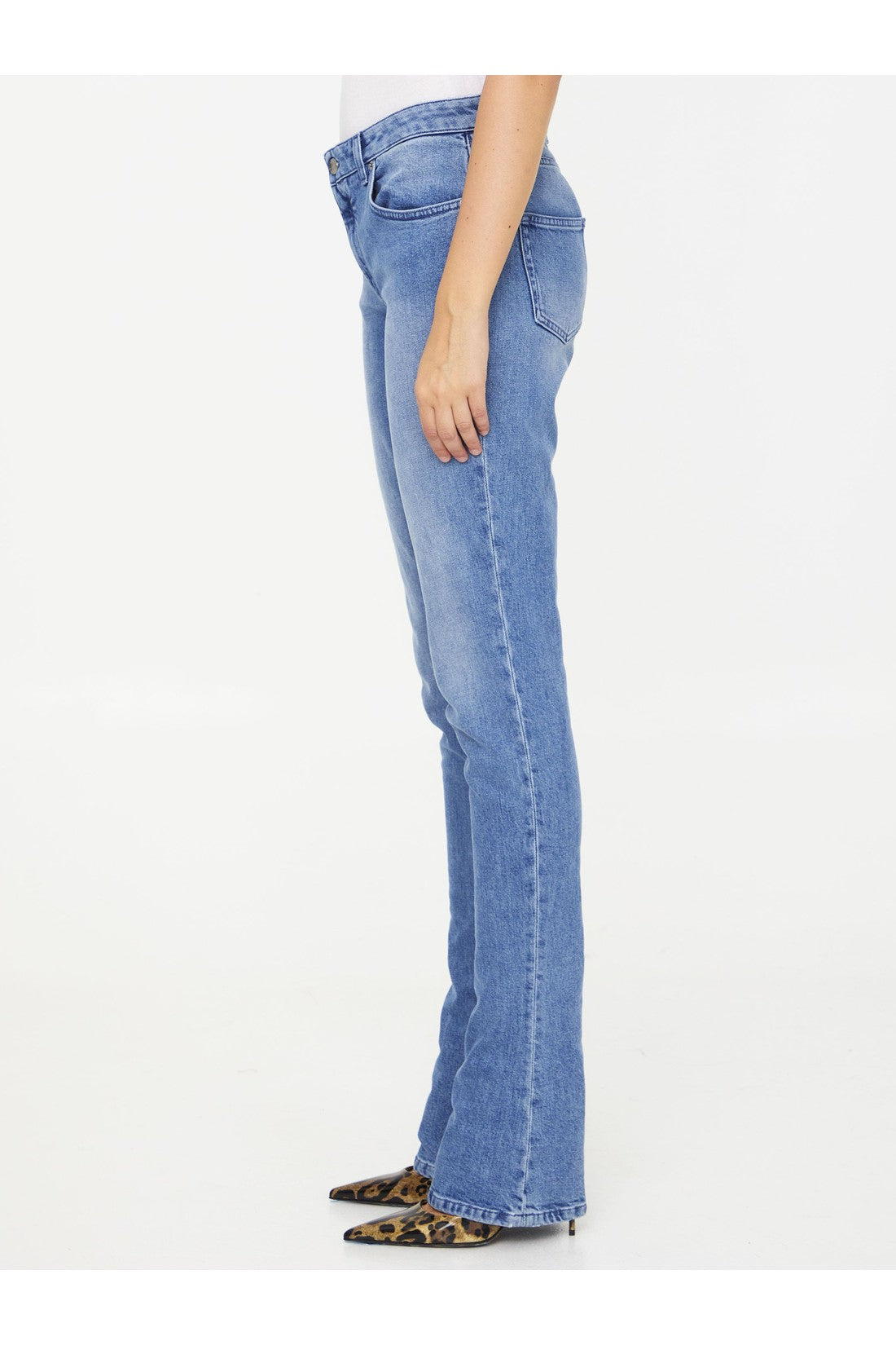 DOLCE&GABBANA-OUTLET-SALE-Light-blue denim jeans-ARCHIVIST