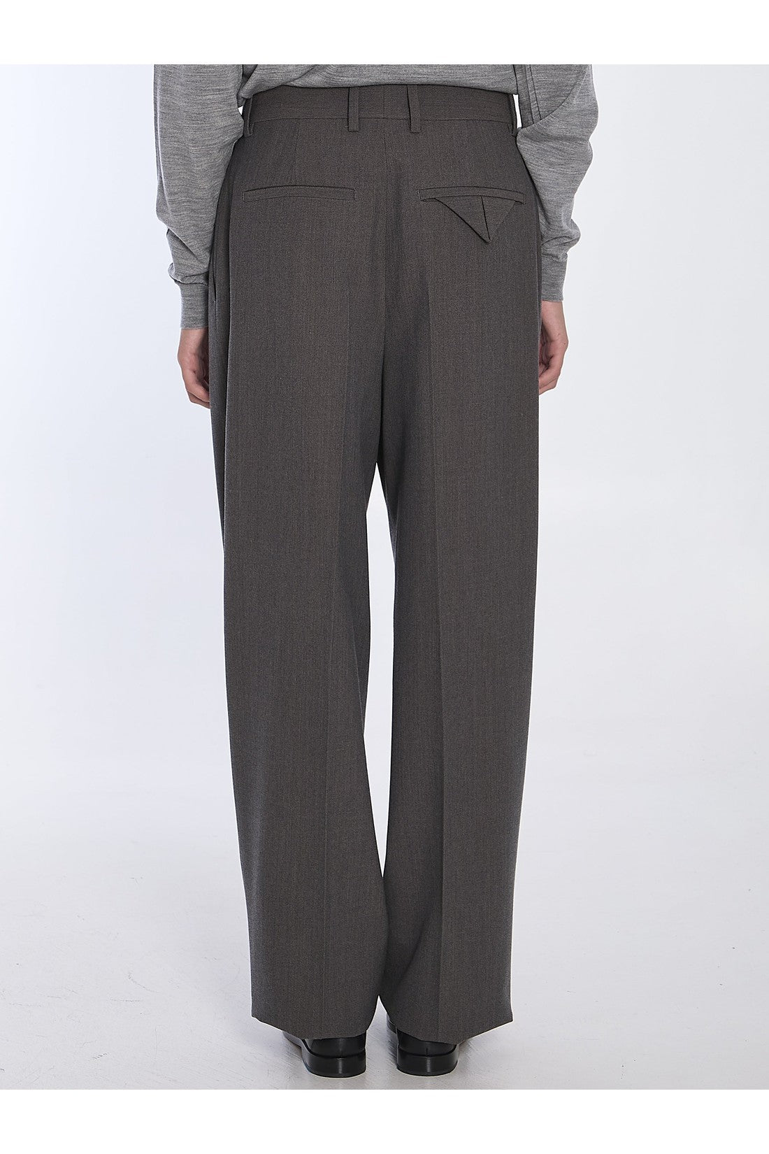 BOTTEGA VENETA-OUTLET-SALE-Light wool trousers-ARCHIVIST