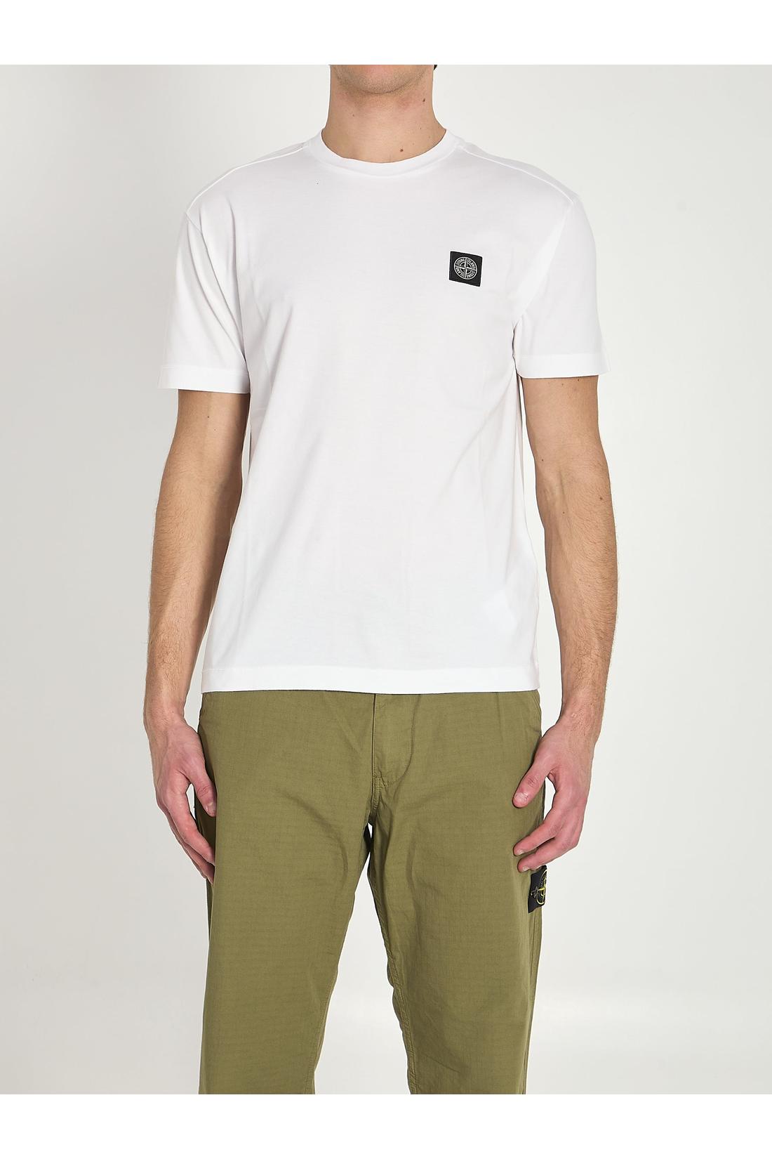 Stone island-OUTLET-SALE-Lightweight cotton t-shirt-ARCHIVIST