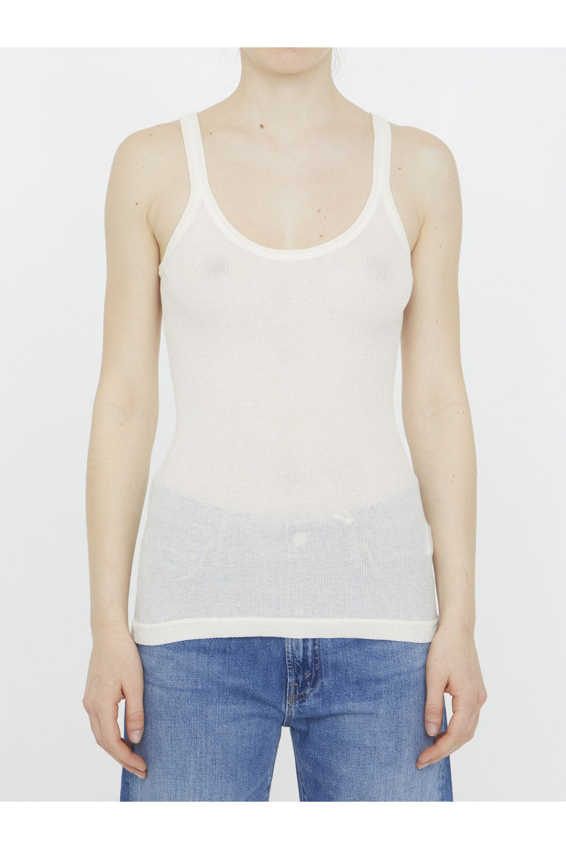 BOTTEGA VENETA-OUTLET-SALE-Lightweight cotton top-ARCHIVIST