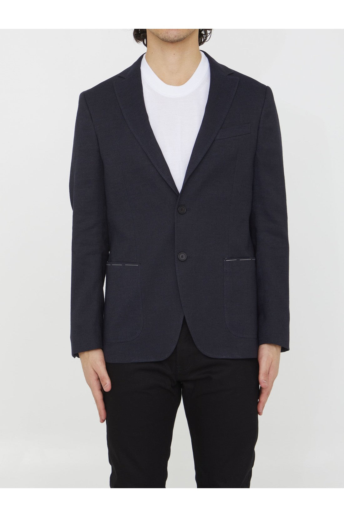 TONELLO-OUTLET-SALE-Linen and viscose jacket-ARCHIVIST